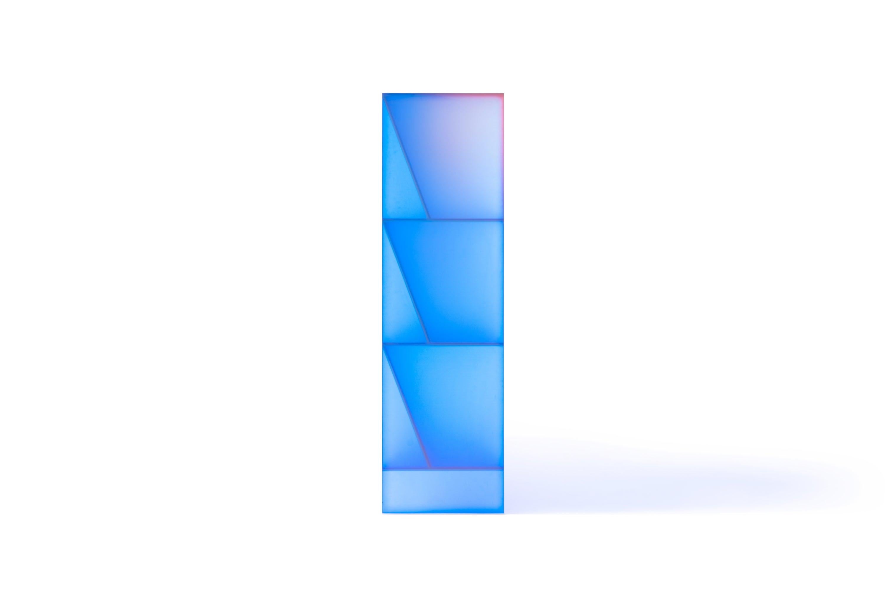 Gradient Color Glass High Display Case by Studio Buzao 2