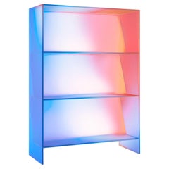 Gradient Color Glass High Display Case by Studio Buzao