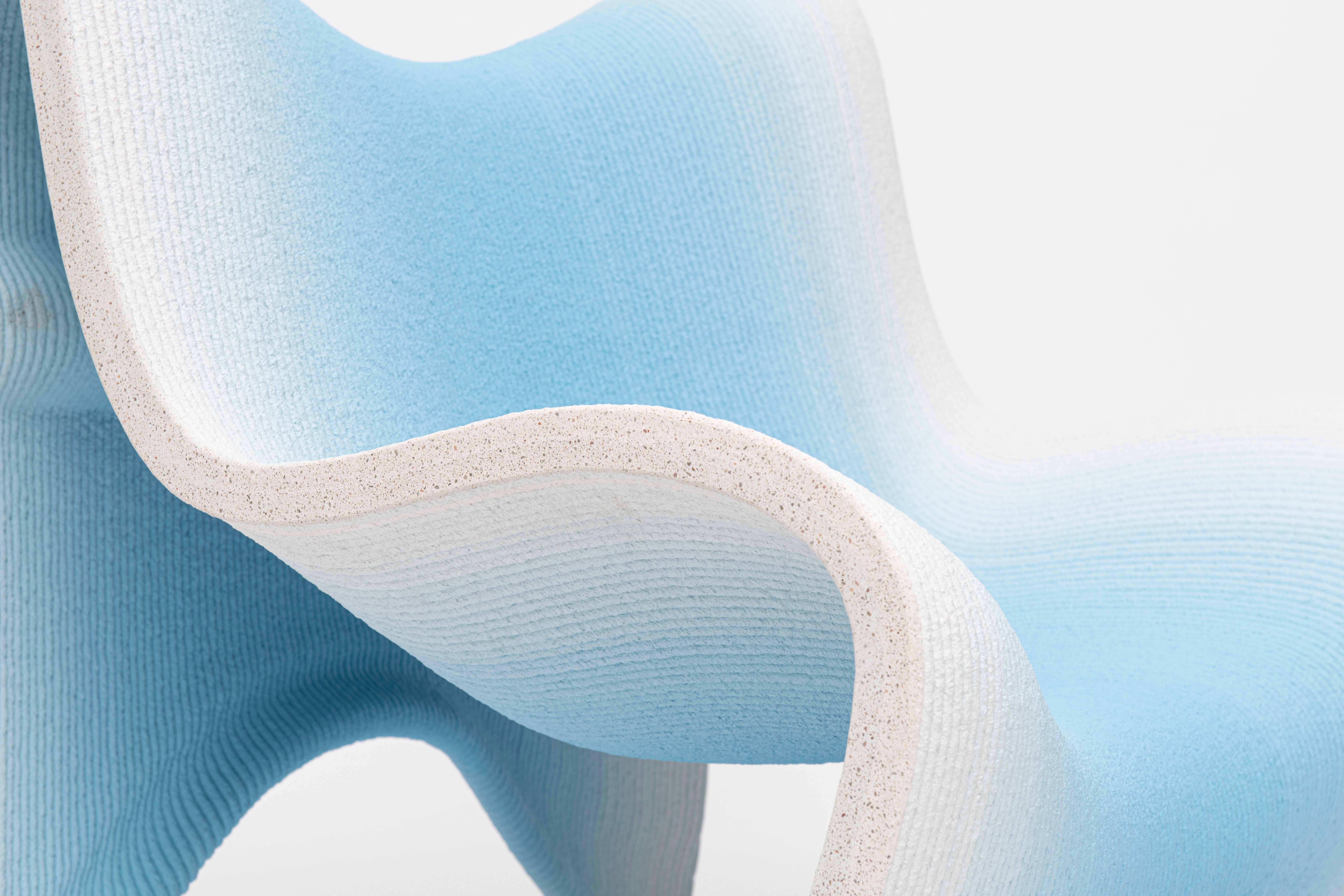 Gradient 3D Printed Fauteuil by Philipp Aduatz In New Condition For Sale In London, GB