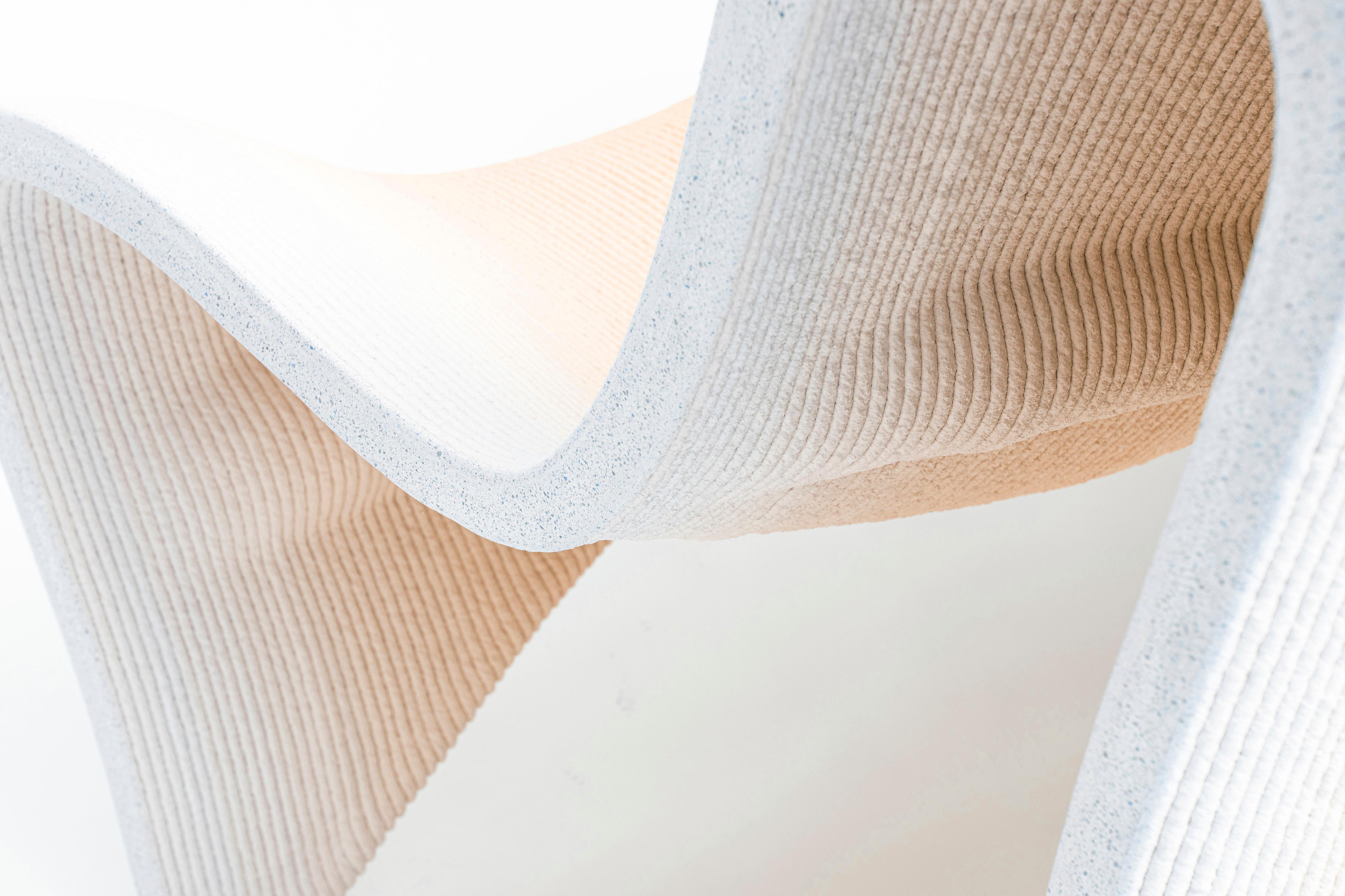 Concrete Gradient Fauteuil For Sale