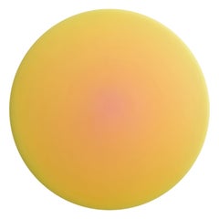 Gradient MELD Halo 1 Epoxy Resin Wall Sculpture / Decor Yellow Orange by Facture