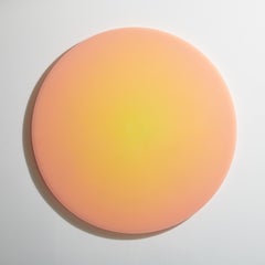 Scultura da parete in resina epossidica Gradient MELD Halo 2 / Decor Yellow Peach by Facture