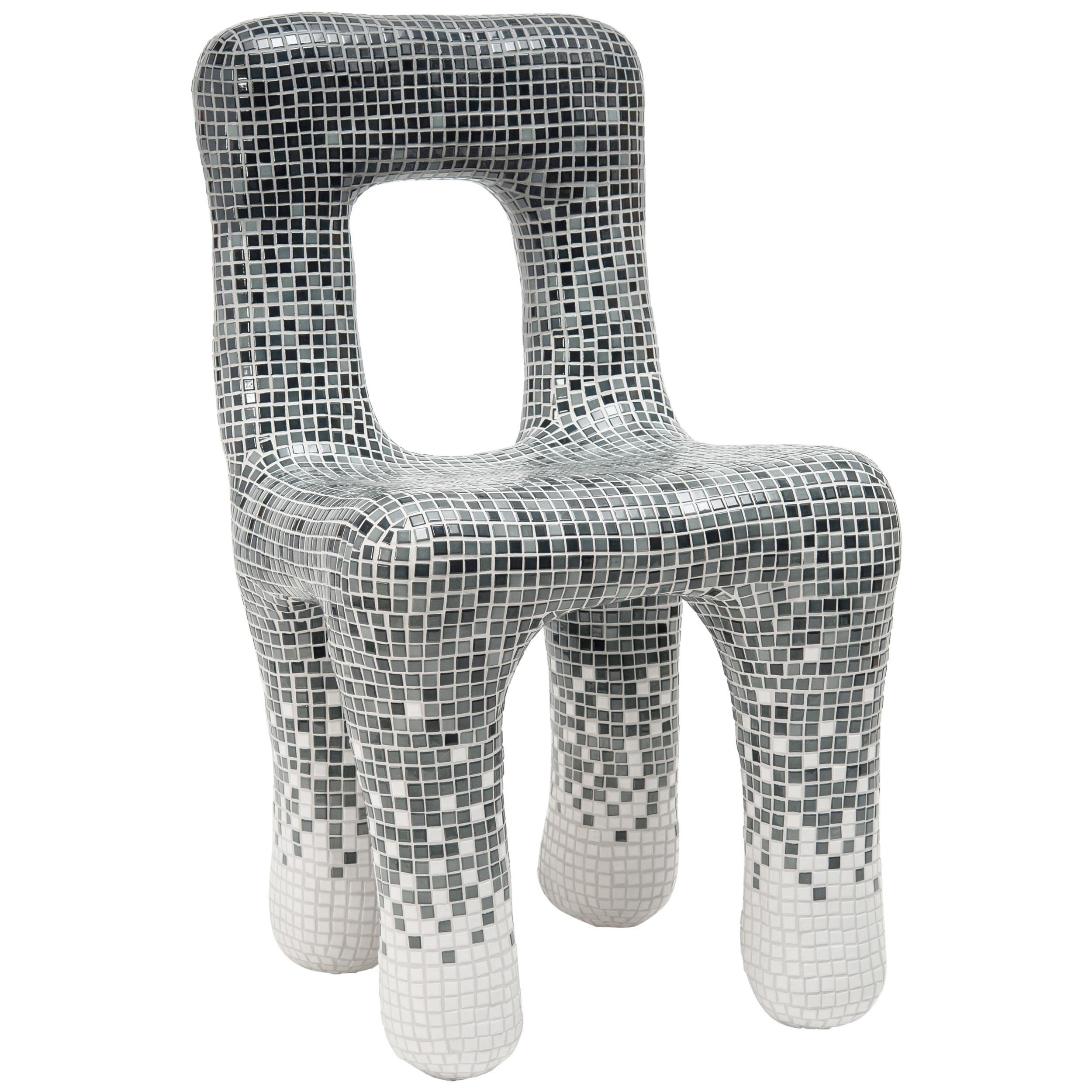 Gradient Tiles Chair by Philipp Aduatz For Sale
