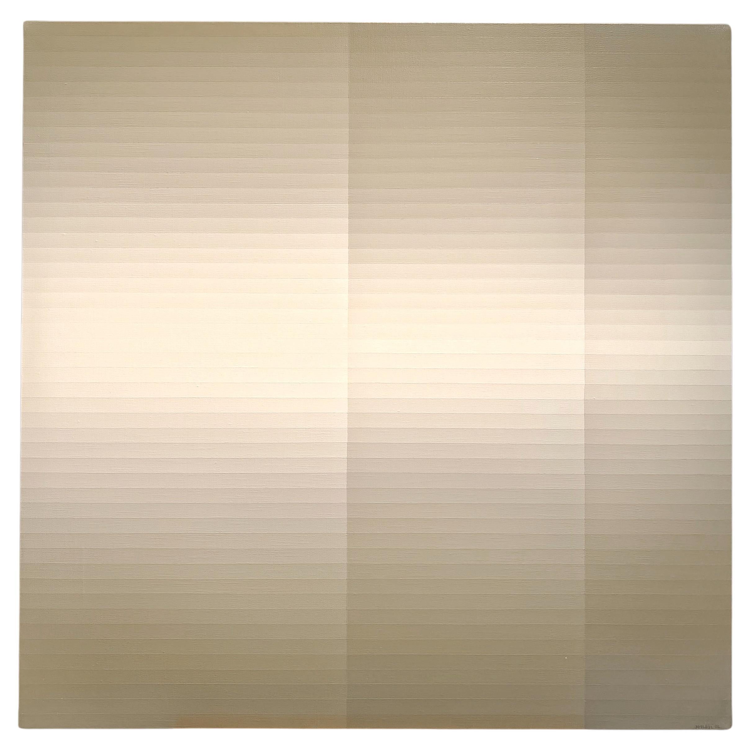 "Gradualità intermedia" 1974, acrílico sobre lienzo de Luigi Senesi en venta