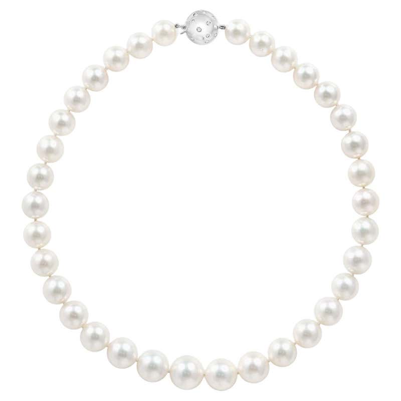 Marina J Pearl Necklace with Baroque Pearl Centerpiece and 14k Gold ...