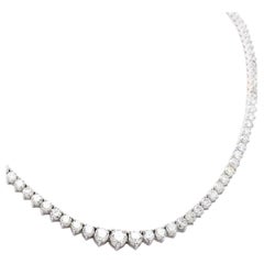 Graduated Diamond Riviera Necklace