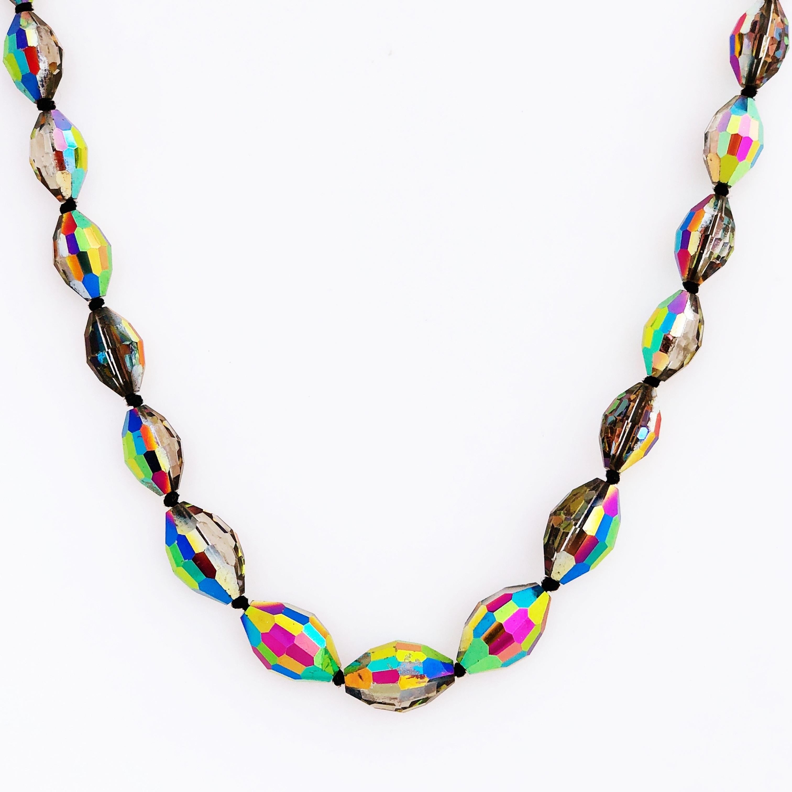 iridescent crystal beads