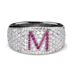 Graduated Micro-Pave Wedding Band