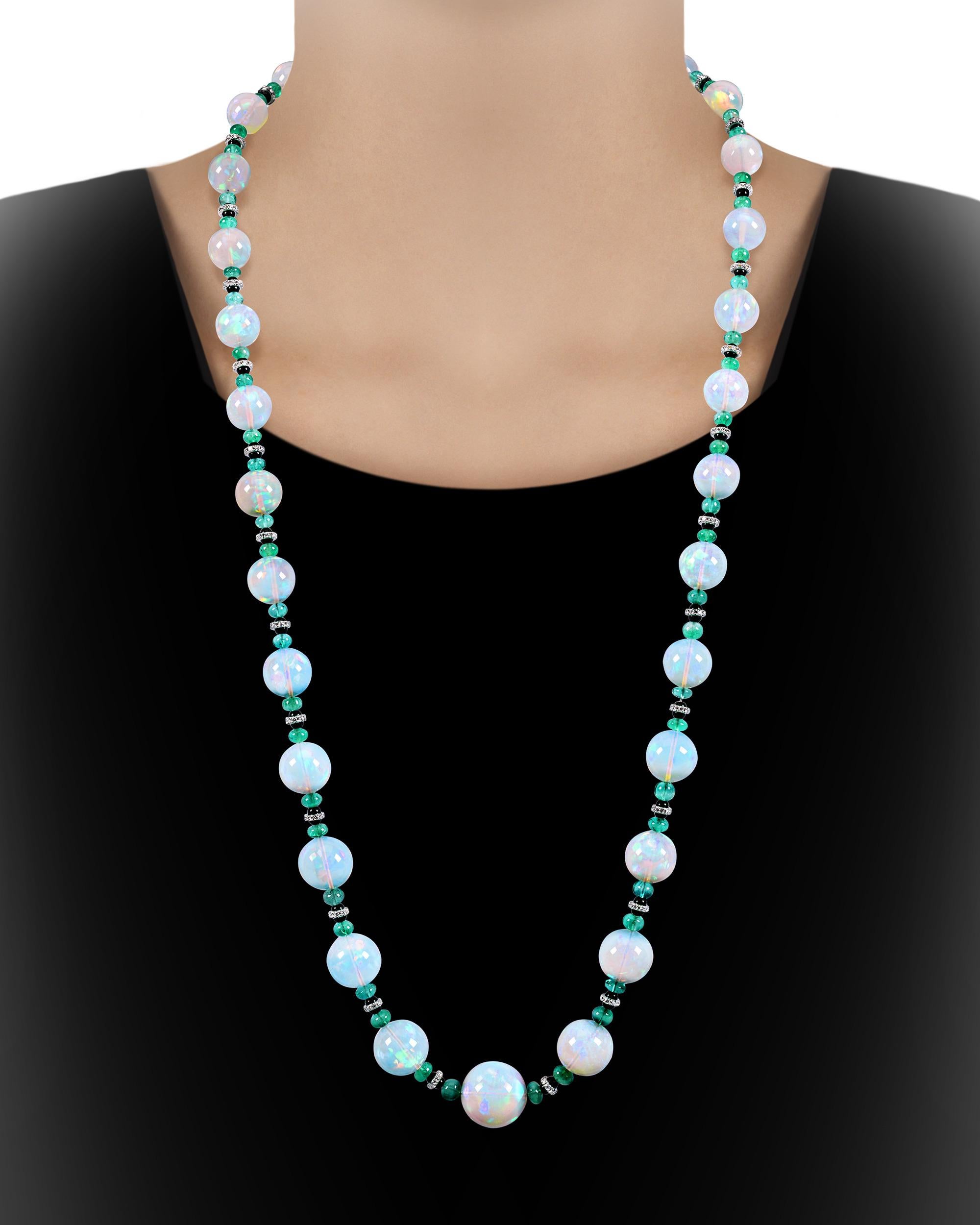 opal necklace opal necklace