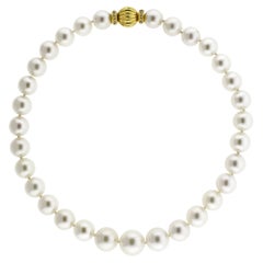 Collier de perles des mers du Sud graduées