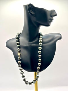 Collier de perles de Tahiti 9-11.4mm avec fermoir en or 18k, 45cm