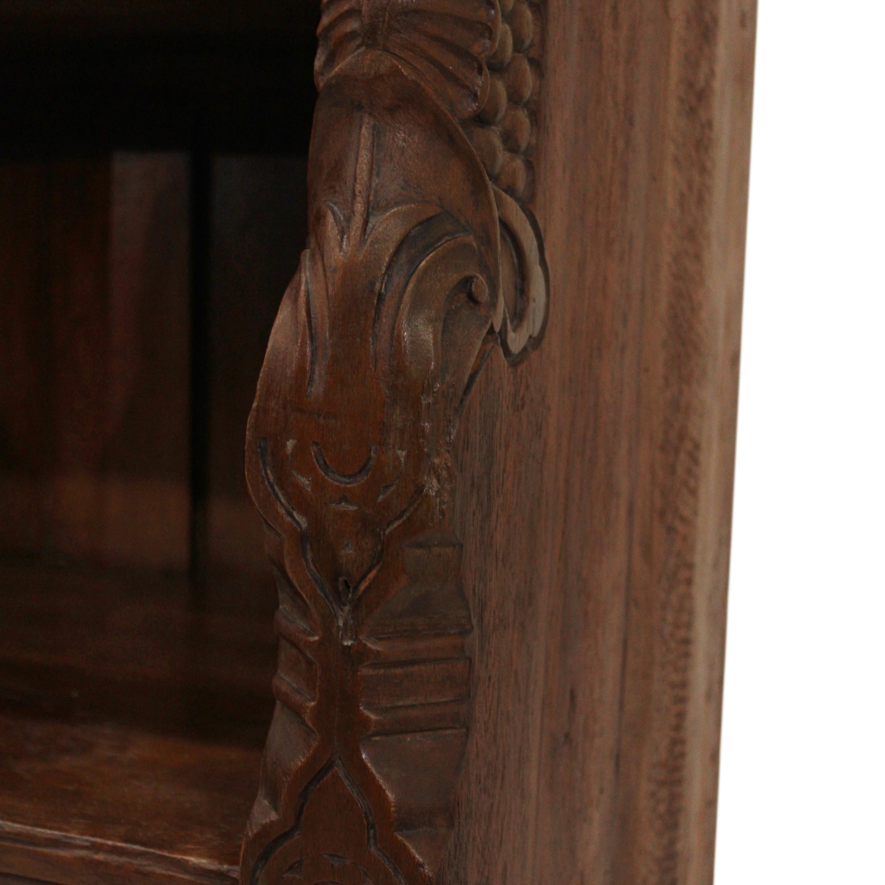 Teak Bookcase From an Indian Palace 4