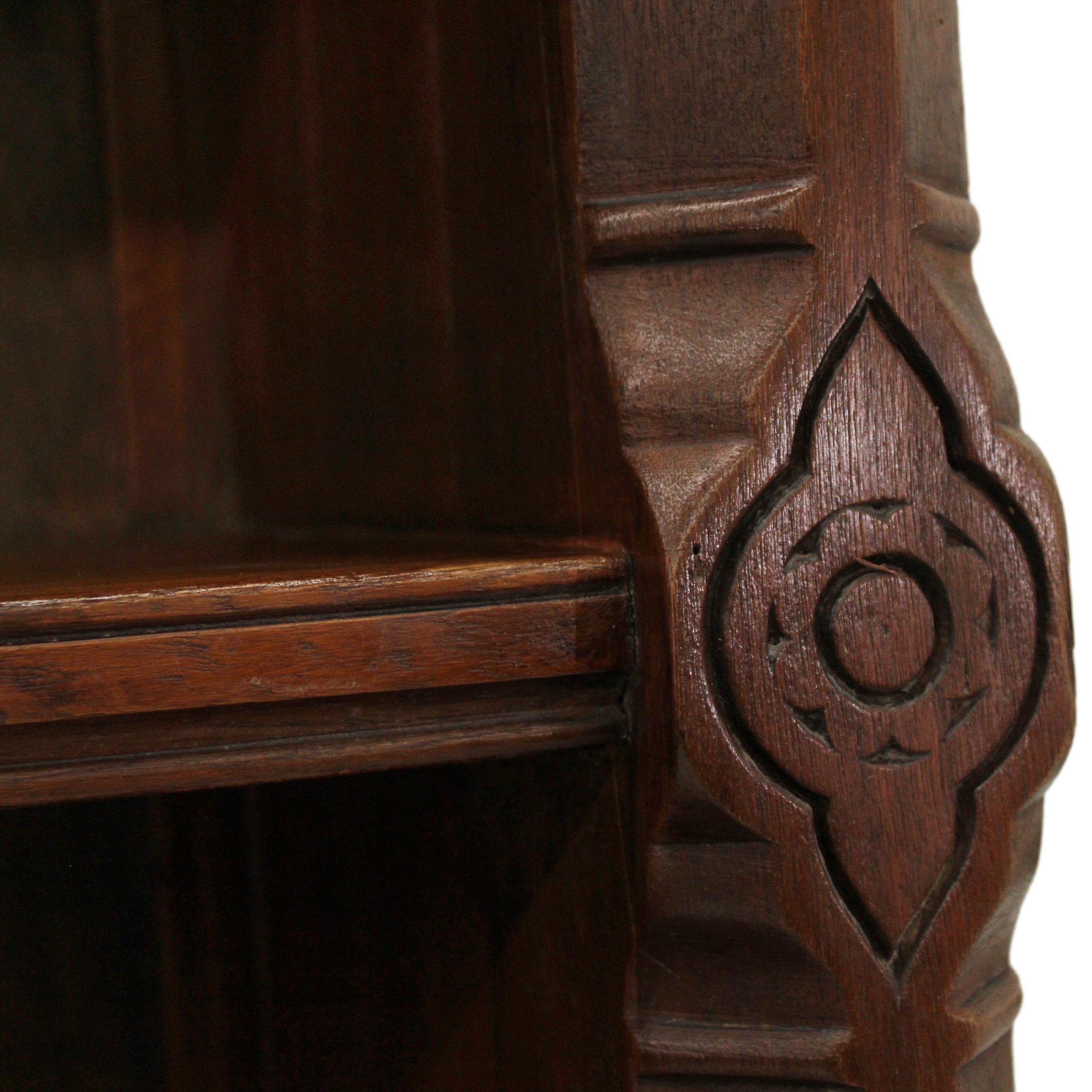 Teak Bookcase From an Indian Palace 3