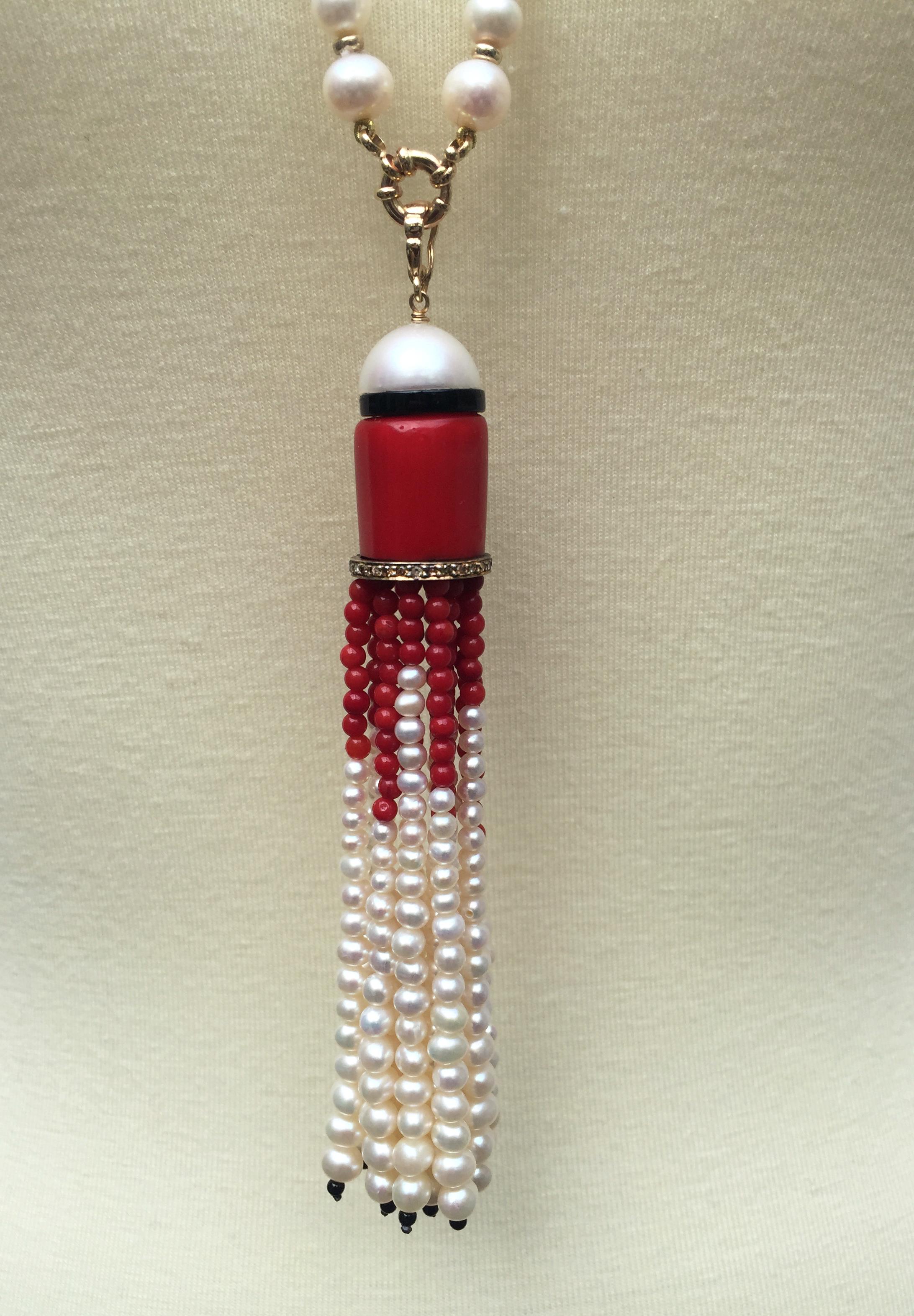pearl blood necklace