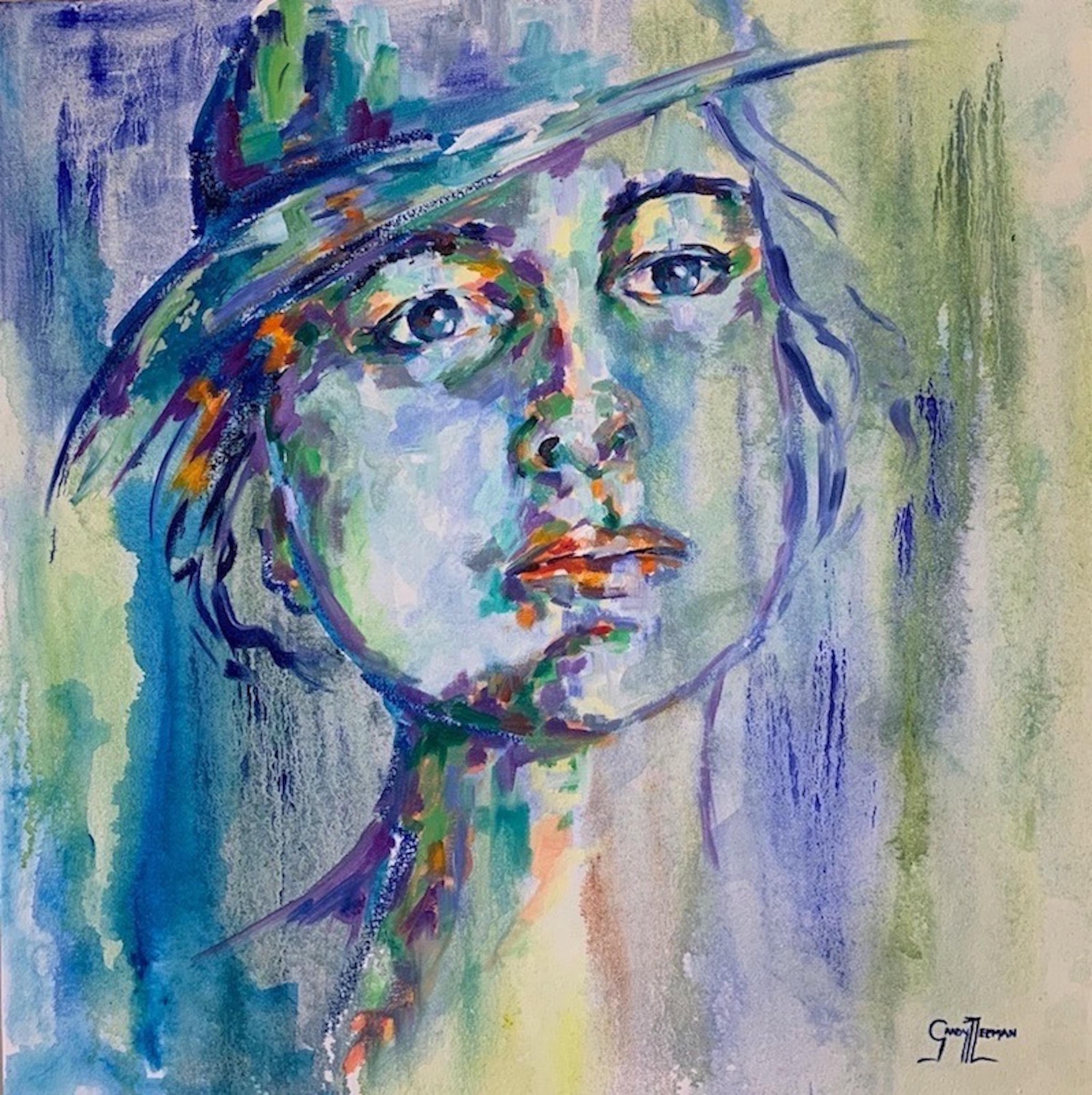 South African Art by G. T. Zeeman - She Learned To Value Her Choices - Painting by Grady Tomlinson Zeeman
