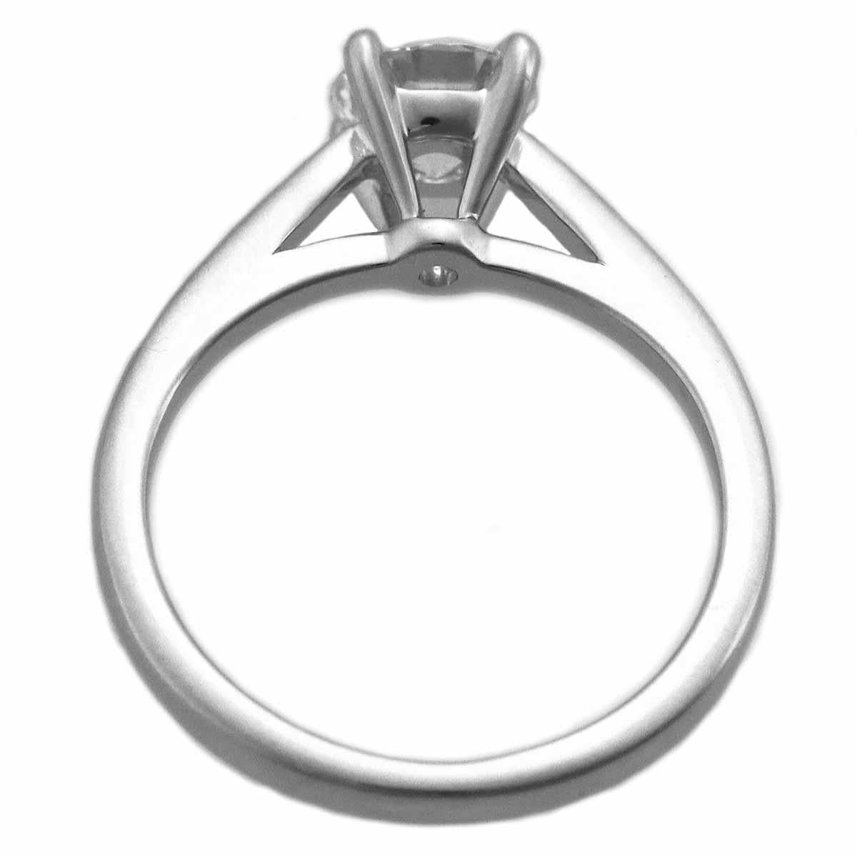 Graff 0,54 Karat Diamant G-VS1-3Ex Platin Solitär-Ring (Rundschliff) im Angebot