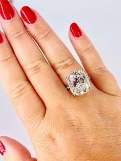 Graff 10.01 Carat GIA H VS1 Cushion Cut Diamond Ring