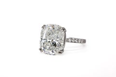 Graff 10.01 Carat GIA H VS1 Cushion Cut Diamond Ring