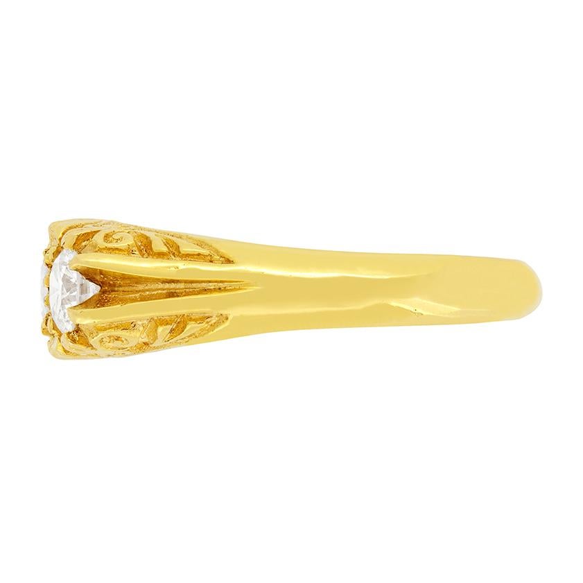 Vittoriano Anello con tre pietre di diamante da 1,00ct di Graff, c.C. 1975 in vendita