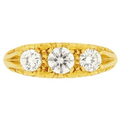 Graff 1.00ct Diamond Three Stone Ring, c.1975