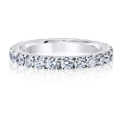 Graff 1.00cttw 2.6mm Breite Runde Diamant Eternity Band