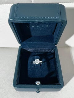 Graff 1.02ct Diamond Promise Setting Engagement Ring Size 50