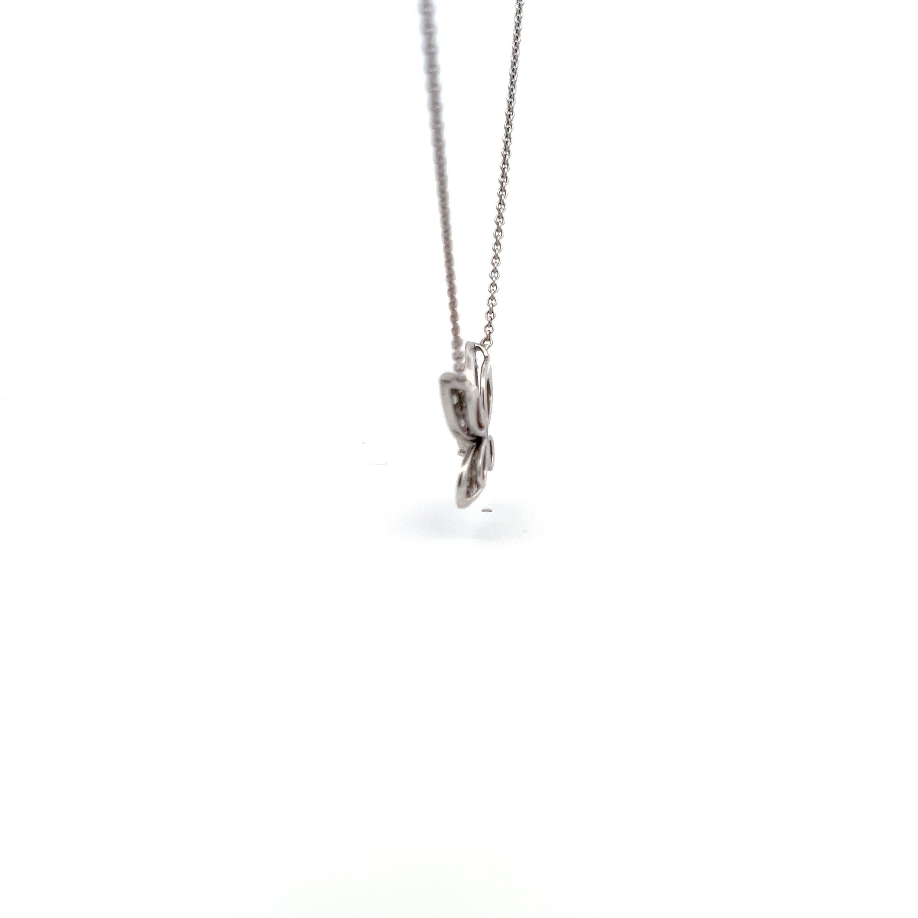 Graff, collier pendentif en or blanc 18 carats avec diamants en forme de poire de 1,89 carat F VS1 Pour femmes en vente