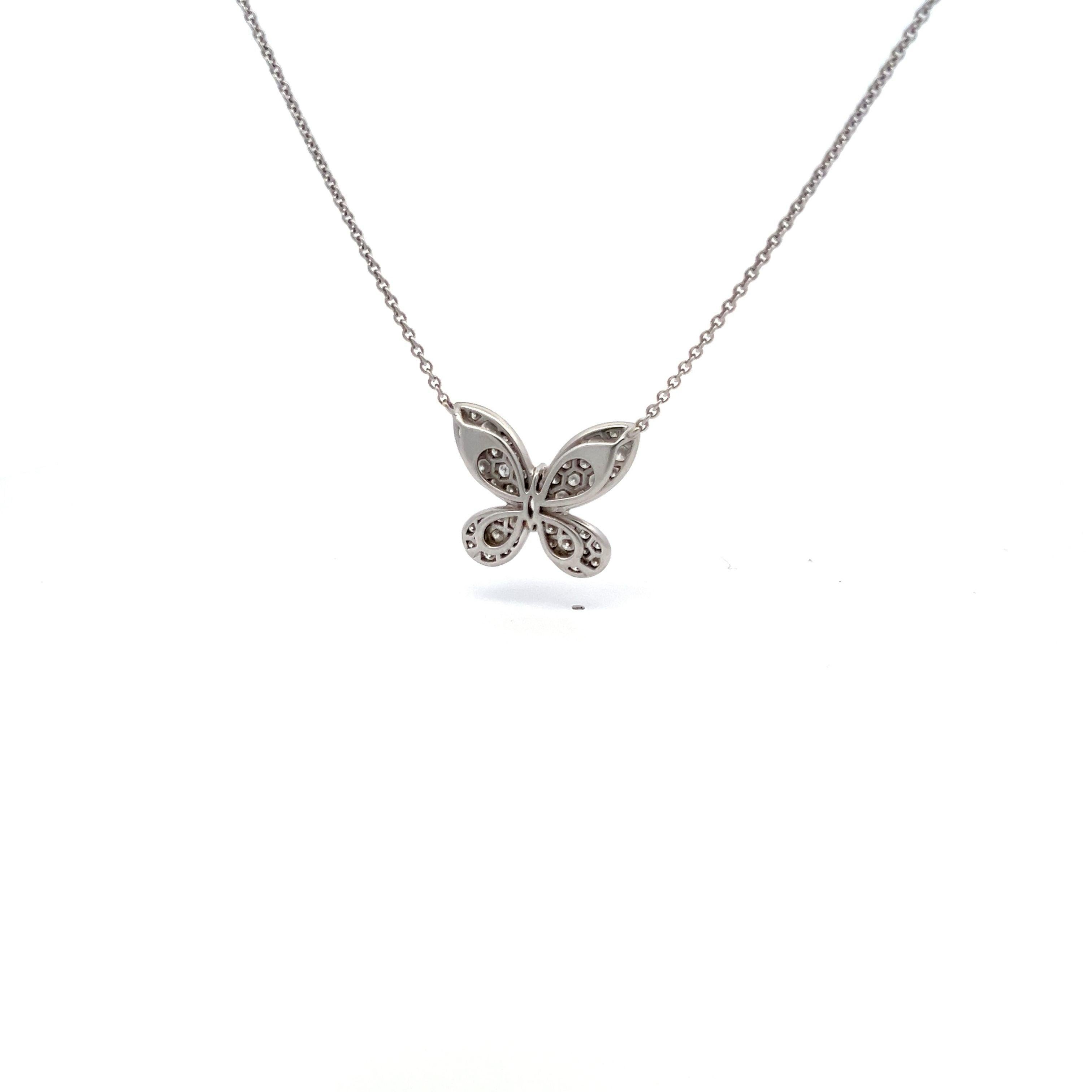 Graff, collier pendentif en or blanc 18 carats avec diamants en forme de poire de 1,89 carat F VS1 en vente 1