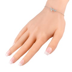 Graff 18K White Gold 0.38ct Diamond Bar Bracelet GR15-012924