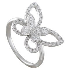 Graff Bague Silhouette papillon en or blanc 18 carats 0,40 ct de diamant GR13-031626