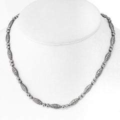 Collar de diamantes Graff de oro blanco de 18 quilates de 15,75 ctw