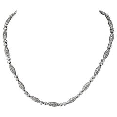 Graff 18K White Gold 15.75cttw Diamond Necklace