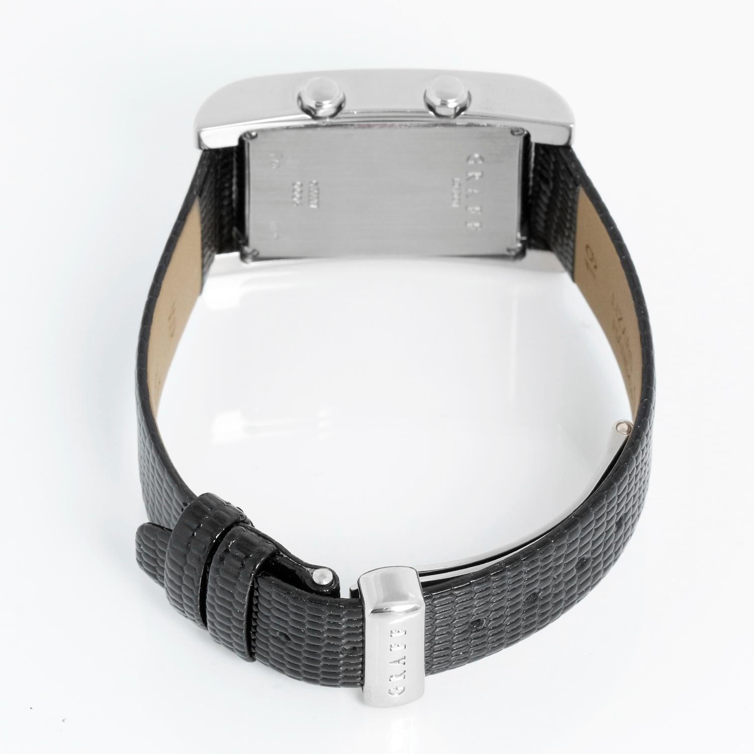 Men's Graff 18K White gold Dual Time Zone Quartz Watch