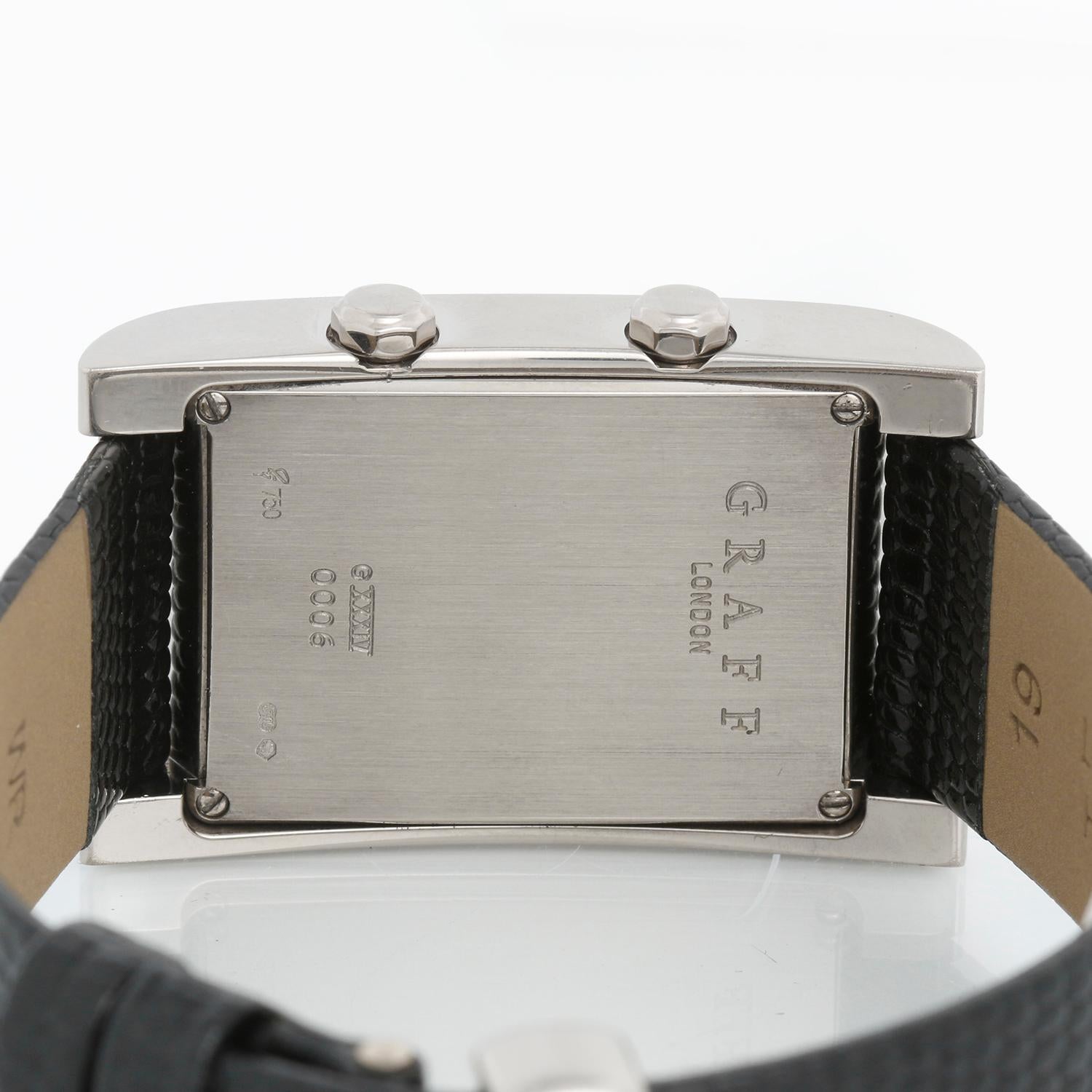 Graff 18K White gold Dual Time Zone Quartz Watch 1