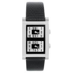 Graff 18K White gold Dual Time Zone Quartz Watch