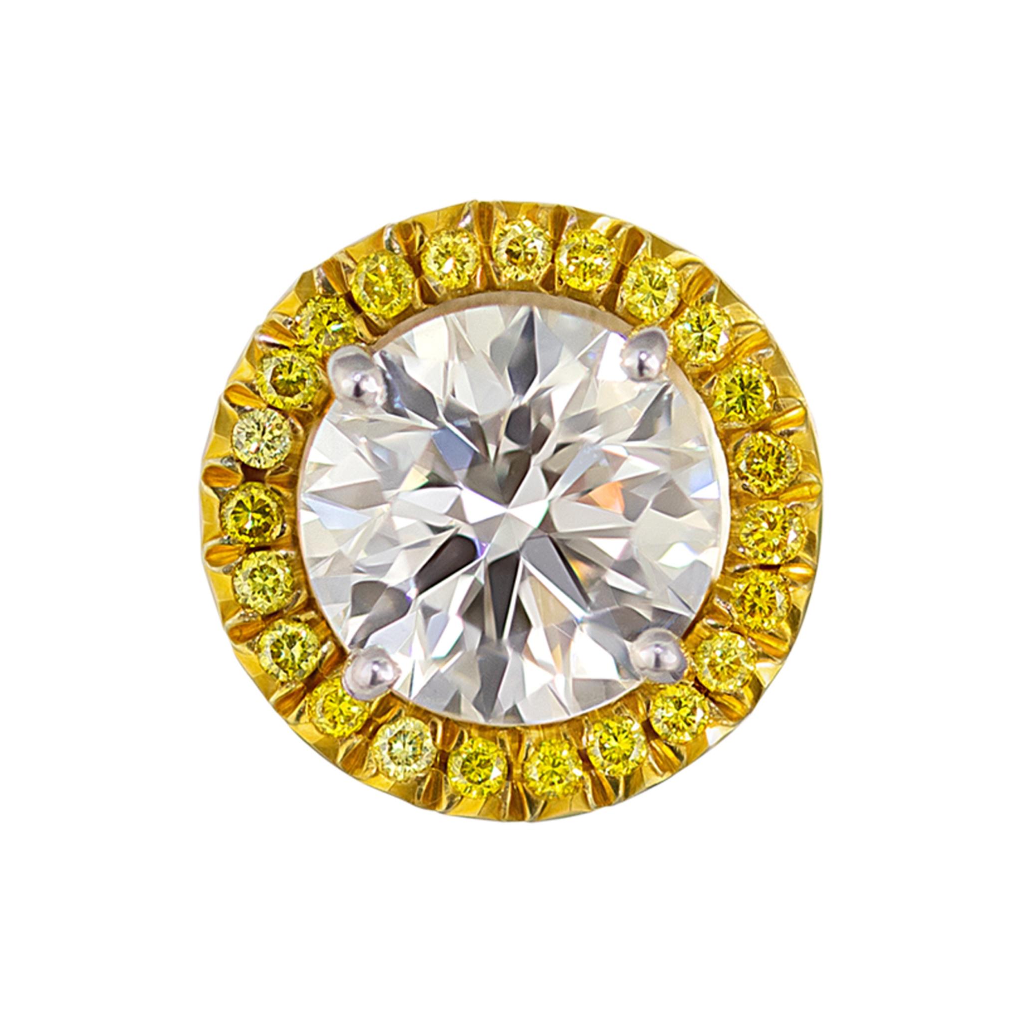 Graff 18K Yellow Gold Diamond Clip-on Earrings
2 GIA Diamonds: 2.05ct & 2.01ct
2.05ct Diamond GIA Report: 15126487
2.01ct Diamond GIA Report: 15126458
E-color, VS1 clarity
Yellow Diamonds: 0.32ctw
SKU: GRAFF01075
Retail price: $211,000.00