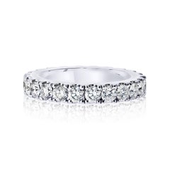 Graff 2.00cttw 3.5mm breite runde Diamant Eternity Band, Größe 6