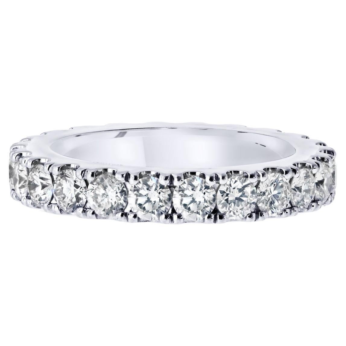 Graff 2.00cttw 3.5mm breite runde Diamant Eternity Band, Größe 6 im Angebot