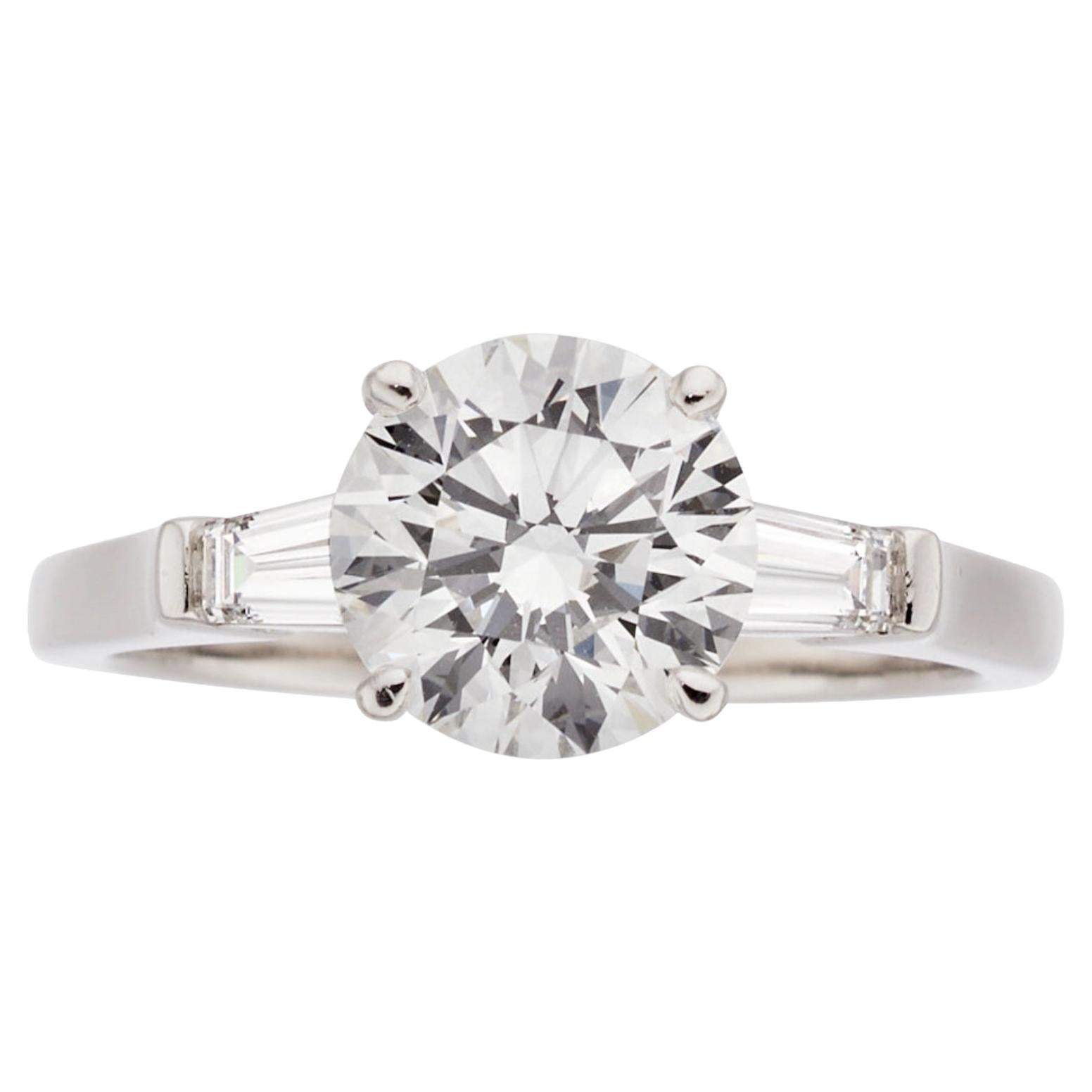 Graff, 2.07 Carat Round Brilliant Diamond Engagement Ring