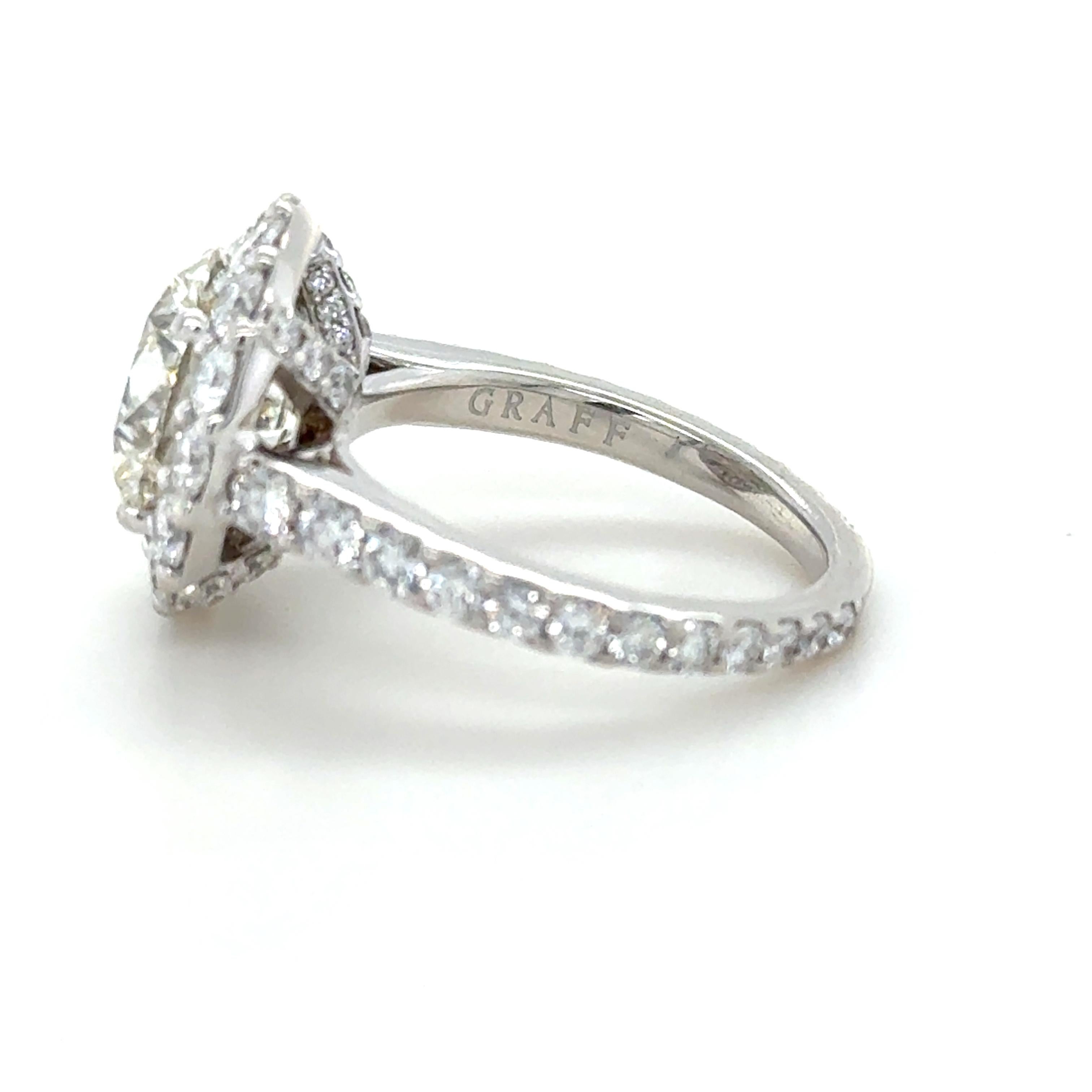 Anello Icone con diamante rotondo Brilliante di Graff da 2,65 carati in vendita 2