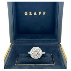 Graff 2.65 Carat Round Brilliant Diamond Icon Halo Ring
