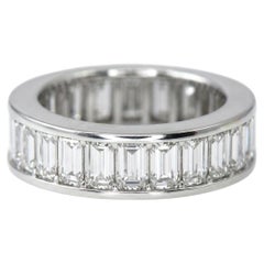 Graff 4 Carat Diamond Platinum Eternity Band Ring
