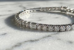 Graff 5 Carat 18K White Gold Diamond Bracelet