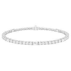 Graff Bracelet 5 carats en or blanc 18K avec diamants