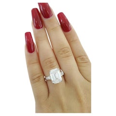 Graff 5.90 Ct Engagement Platinum Ring