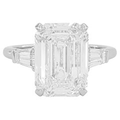Graff 5.90 Ct Engagement Platinum Ring