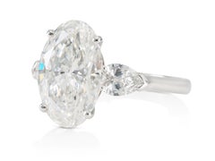 Graff 6.29 Carat Oval Cut Diamond Engagement Ring