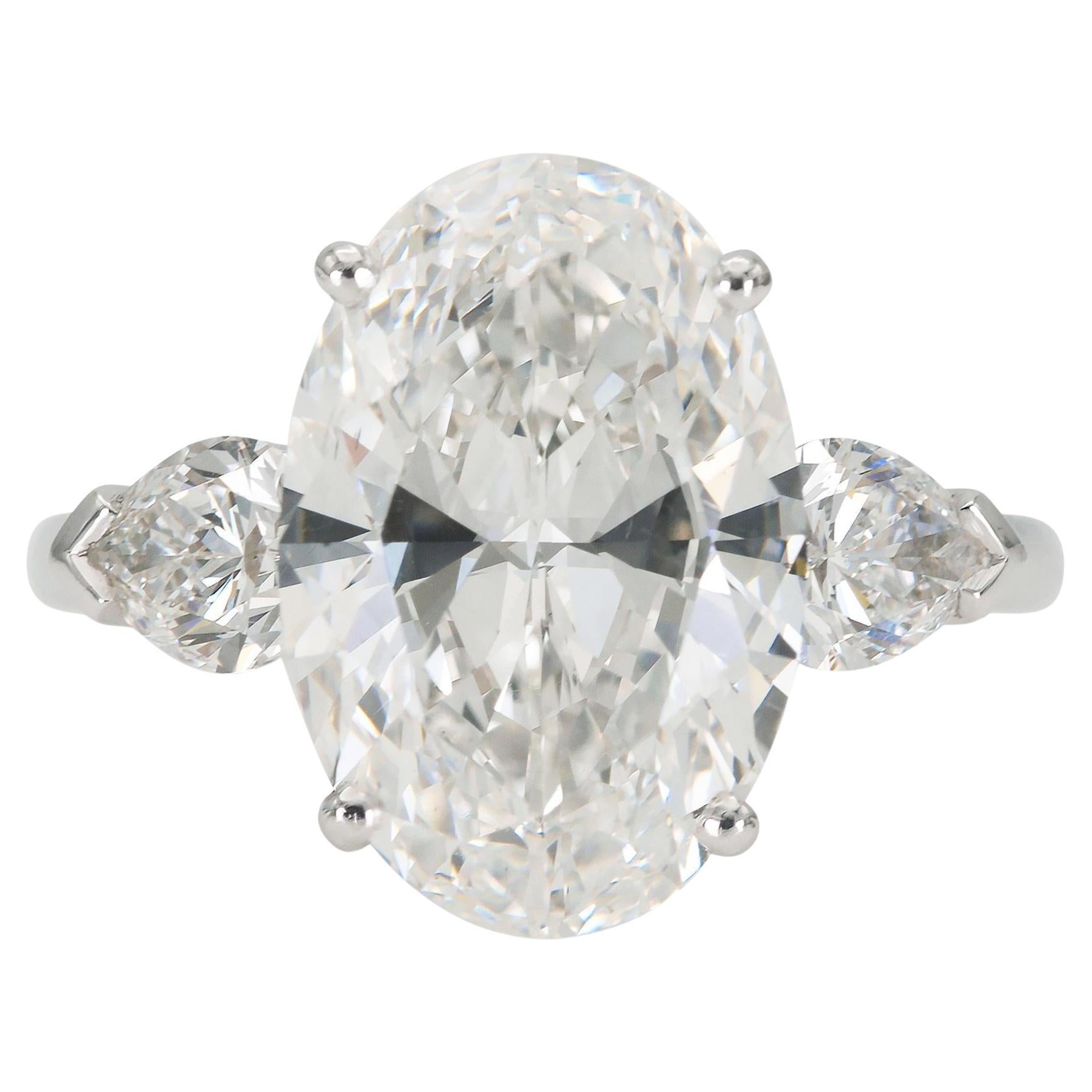 Graff 6.29 Carat Oval Cut Diamond Engagement Ring