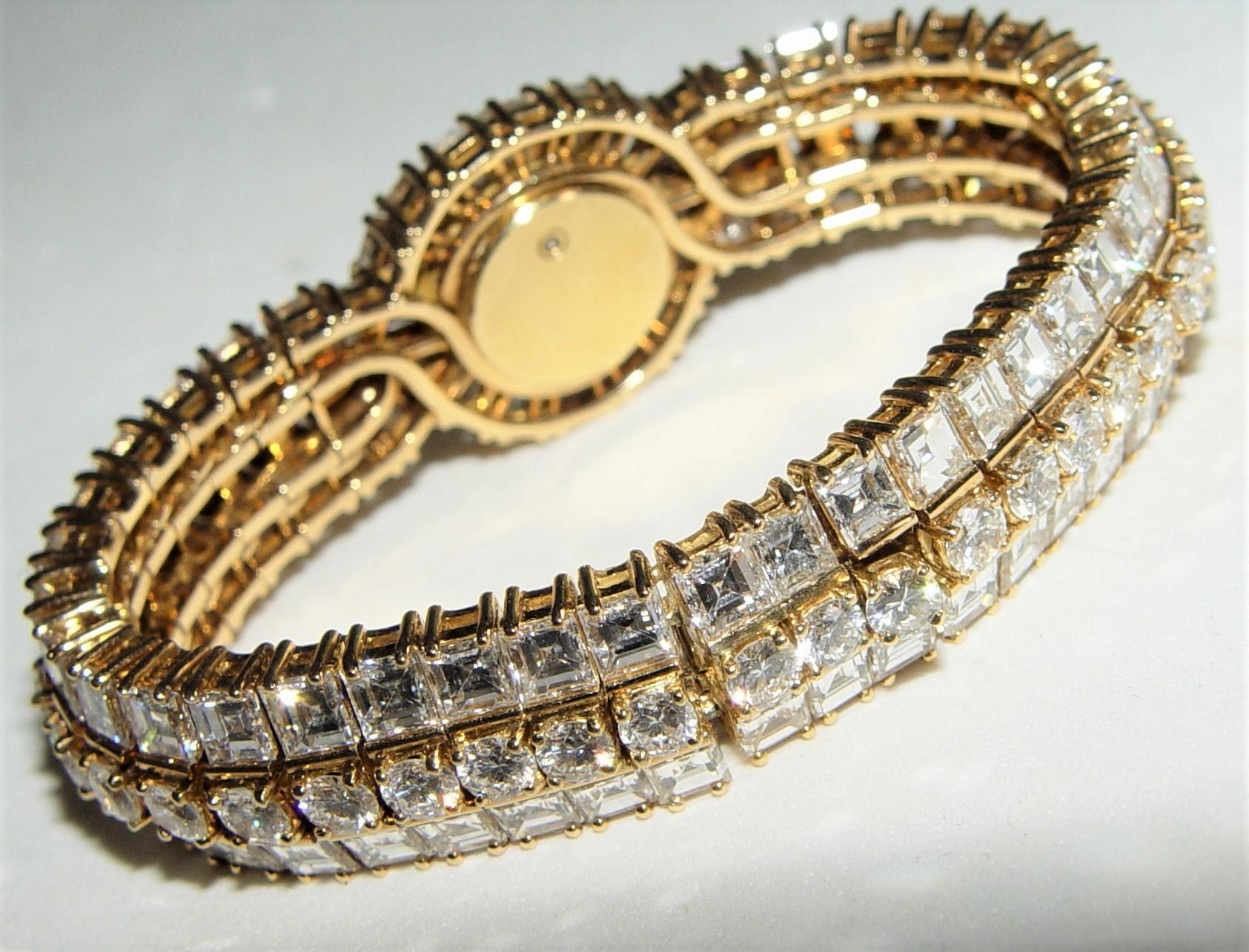 Graff Montre-bracelet pour dame en or 18 carats 6