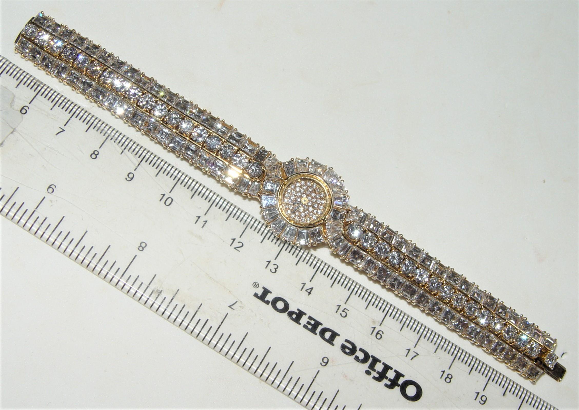 GRAFF ALL Diamond Lady's wristwatch 18K gold 6